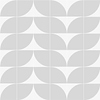 Stacy Garcia Maddox Deco Floor Cool Gray 8x8 Matte Porcelain Tile