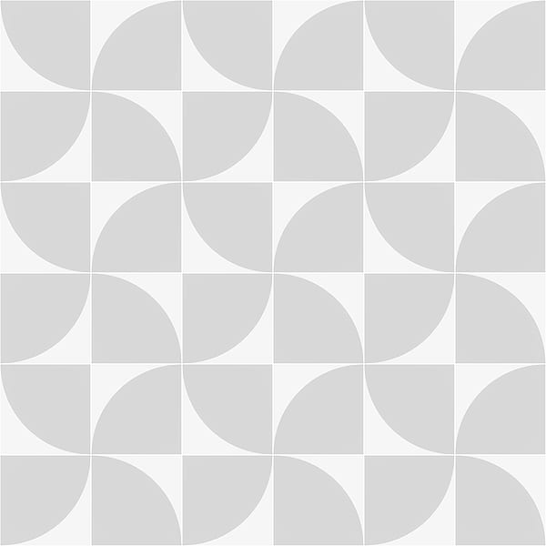 Stacy Garcia Maddox Deco Floor Cool Gray 8x8 Matte Porcelain Tile