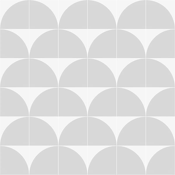 Stacy Garcia Maddox Deco Floor Cool Gray 8x8 Matte Porcelain Tile