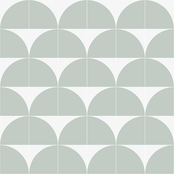 Stacy Garcia Maddox Deco Floor Mineral Green 8x8 Matte Porcelain Tile