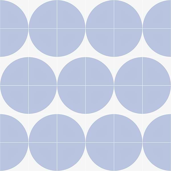 Stacy Garcia Maddox Deco Floor Azul 8x8 Matte Porcelain Tile