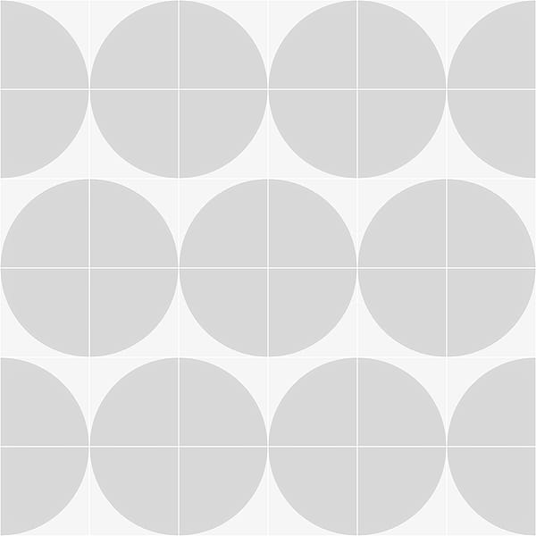 Stacy Garcia Maddox Deco Floor Cool Gray 8x8 Matte Porcelain Tile