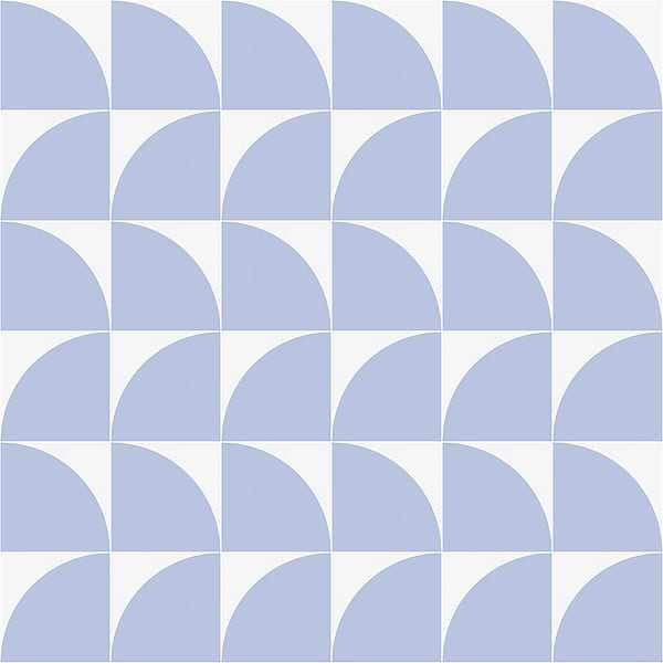 Stacy Garcia Maddox Deco Floor Azul 8x8 Matte Porcelain Tile