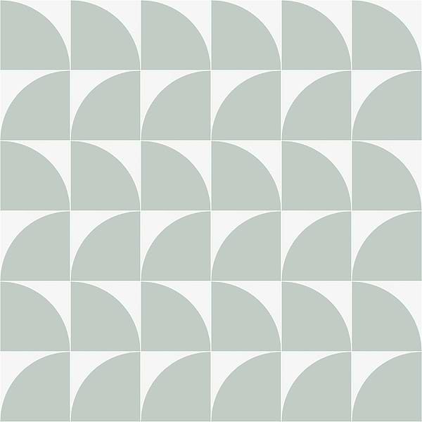 Stacy Garcia Maddox Deco Floor Mineral Green 8x8 Matte Porcelain Tile