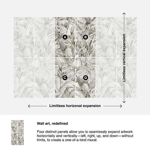 Art Gallery by Paula Purroy Golden Field Ivory Gray and White 24x48 Artisan Decor Matte Porcelain Tile