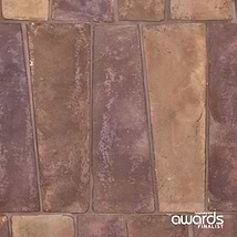 Opera Terracotta by Paula Purroy Bordeaux 6x18 Trapezoid Matte Terracotta Tile