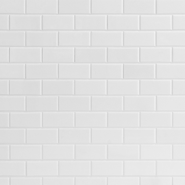 White Thassos 2x4 Beveled Marble Polished Mosaic Tile
