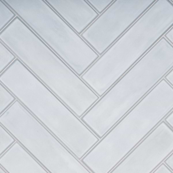 Stacy Garcia ArtBlock Azure Light Blue 4x16 Matte Porcelain Tile