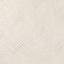Bianco Perlino 1.5x4 Herringbone Brushed Marble Mosaic Tile