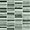 Maya Stacked Sage Green 1x5 Polished Glass Mosaic Tile