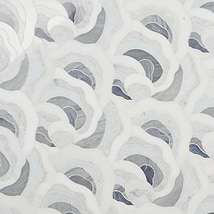 Iris Azul Macauba Blue Polished Marble Waterjet Mosaic Tile
