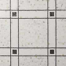 Lattica Calacatta Gold Polished Marble Micro Mosaic Tile