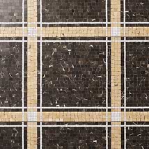 Lattica Saint Laurent Polished Marble Micro Mosaic Tile