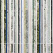 Isla Lagoon Green 16x16 Polished Marble Mosaic Tile
