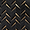 Vara Nero Polished Marble and Brass Mosaic Tile