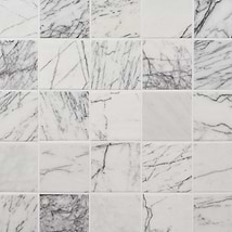 Velour Lilac 4x4 Leather Marble Tile