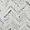 Velour Lilac 1x6 Herringbone Leather Marble Mosaic Tile