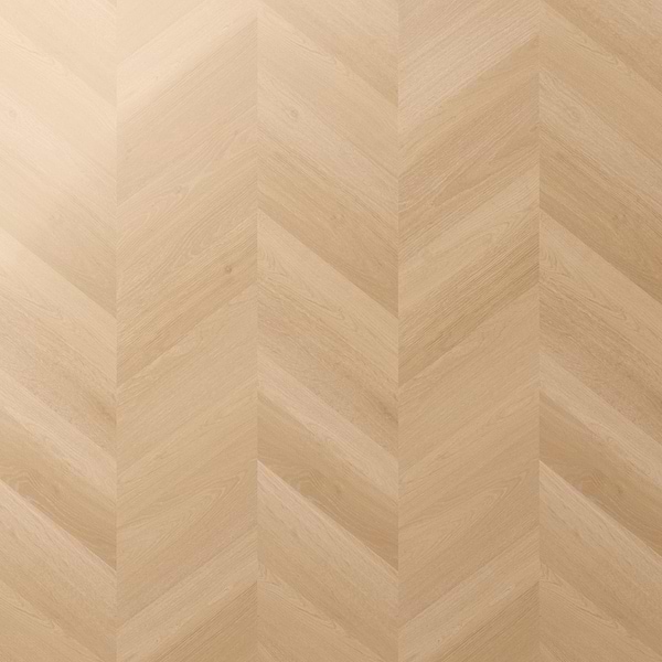 Aspen LVT Chevron Brined 12x48 Luxury Vinyl Plank in Brown, View 2, open zoomed image