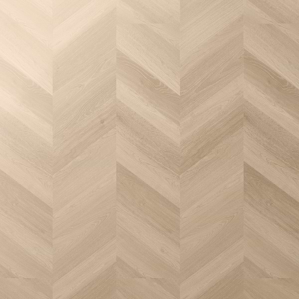 Aspen LVT Chevron Fumed 12x48 Luxury Vinyl Plank in Brown, View 2, open zoomed image