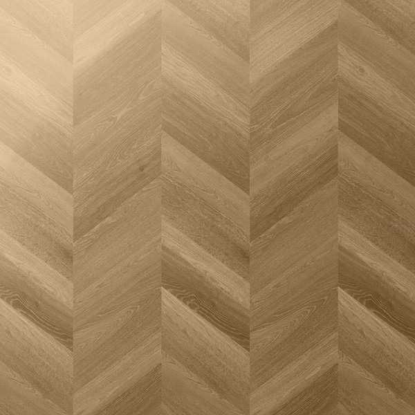 Aspen LVT Chevron Thatch 12x48 Luxury Vinyl Plank in Brown, View 2, open zoomed image