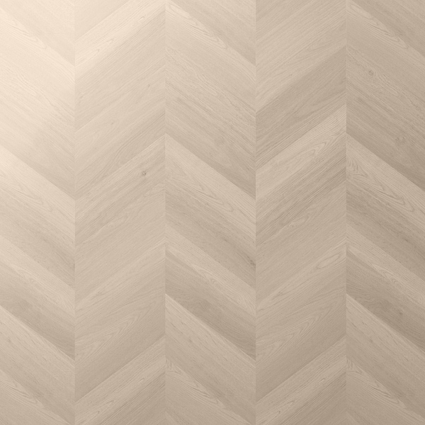 Aspen LVT Chevron Whisper 12x48 Luxury Vinyl Plank in Beige & Cream, View 2, open zoomed image