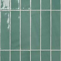 Lancaster Open Seas Green 3x12 Polished Ceramic Wall Tile
