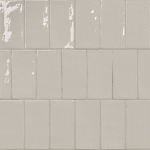 Lancaster Dove Gray 3x6 Polished Ceramic Wall Tile