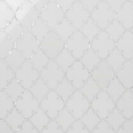 Waterjet Marble + Pearl Tile for Backsplash,Kitchen Wall,Bathroom Wall,Shower Wall