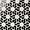 Wildflower Black Jade and Calacatta Marble Polished Mosaic Tile