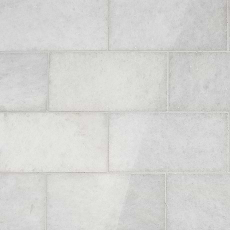 Snow White 3x6 Polished Marble Tile