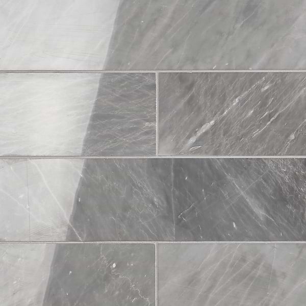 Earth Gray 3x12 Polished Marble Tile