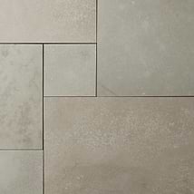 Sendero Azteca Gray French Pattern Tumbled Limestone 2CM Outdoor Paver