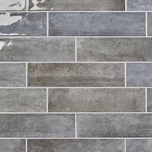 Aquarella Light Gray 4x16 Glossy Ceramic Tile