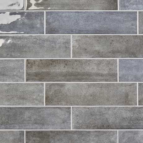 Aquarella Light Gray 4x16 Glossy Ceramic Tile