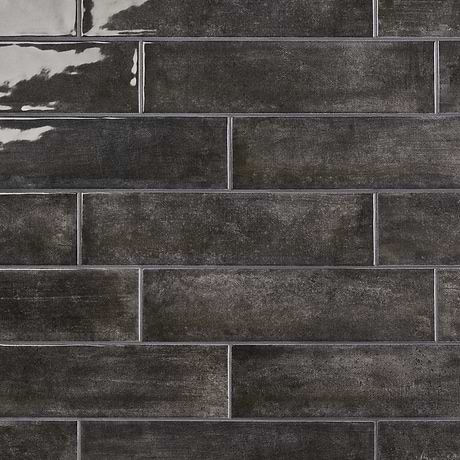 Aquarella Storm Gray 4x16 Glossy Ceramic Tile