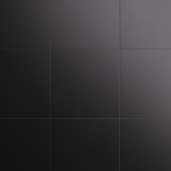 Modari Black 12x12 Matte Porcelain Tile