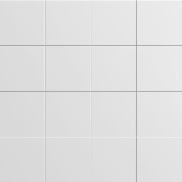 Modari White 3x3 Matte Porcelain Mosaic Tile