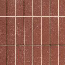 Brownstone Red 2x7 Textured Wire Cut Clay Thin Brick Tile