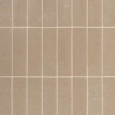 Brownstone Gray 2x7 Textured Wire Cut Clay Thin Brick Tile
