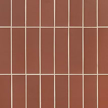 Brownstone Red 2x7 Matte Clay Thin Brick Tile