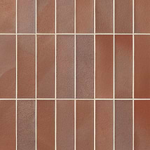 Brownstone Flashed Red 2x7 Matte Clay Thin Brick Tile