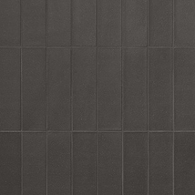 Brownstone Charcoal Black 2x7 Matte Clay Thin Brick Tile