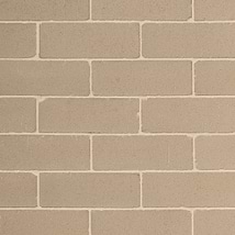 Brownstone Beige 3x7 Tumbled Wire Cut Clay Thin Brick Tile