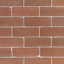 Brownstone Flashed Red 3x7 Tumbled Wire Cut Clay Thin Brick Tile