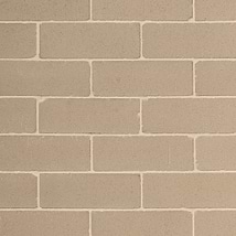 Brownstone Gray 3x7 Tumbled Wire Cut Clay Thin Brick Tile