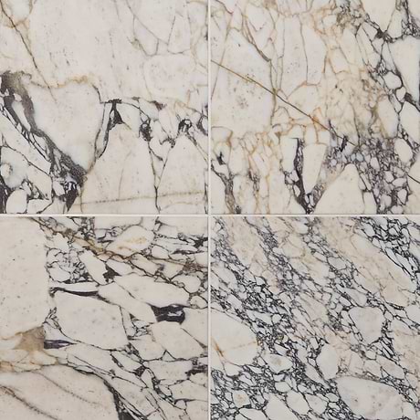 Calacatta Monet 18x18 Honed Marble Tile