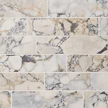 Calacatta Monet 3x12 Honed Marble Tile