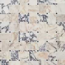 Calacatta Monet 2x3 Basketweave Honed Marble Mosaic Tile