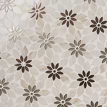 Wildflower Pale Oak Wooden Beige and Glass Marble Polished Tile