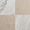 Avanti Calacatta Gold and Crema Marfil Beige 12x12 Tumbled Marble Checkerboard Tile
